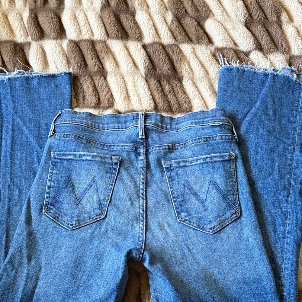 MOTHER Flare Jeans in Classic Blue